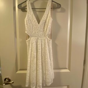 Lace white dress